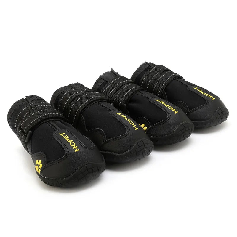 HCPET Waterproof Outdoor Dog Boots Set Durable Breathable