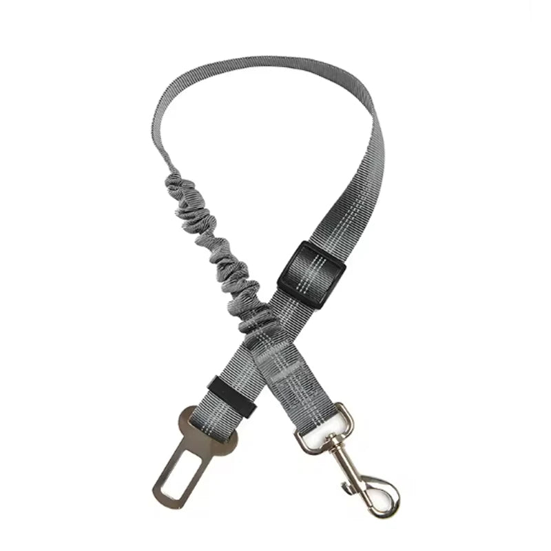Dog Safety Car Seat Belt Leash With Elastic Traction