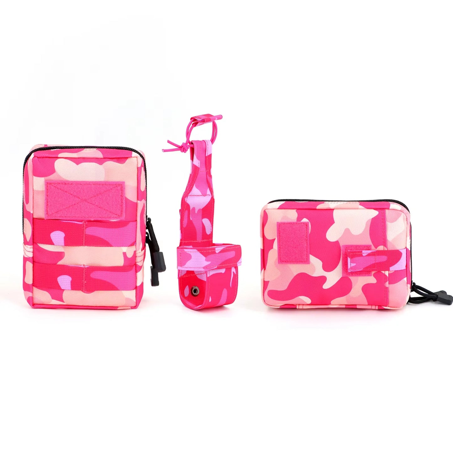 Dog Tactical Bags Set With MOLLE Pouches For Harness