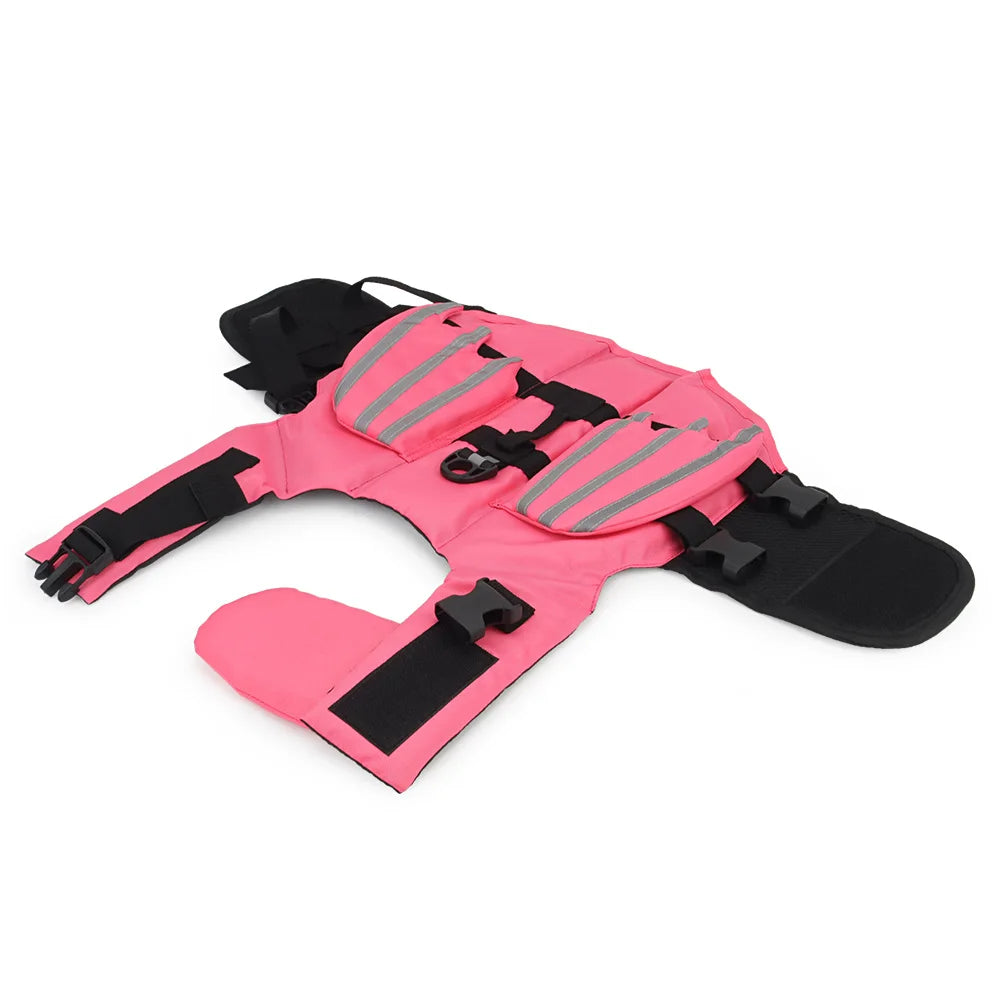 Piang Gouer Dog Life Vest Summer Swimwear With Reflective Wing