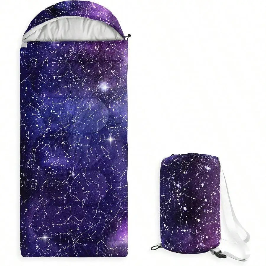 Constellation Design Adult Sleeping Bag Water Repellent Mummy 3-Season