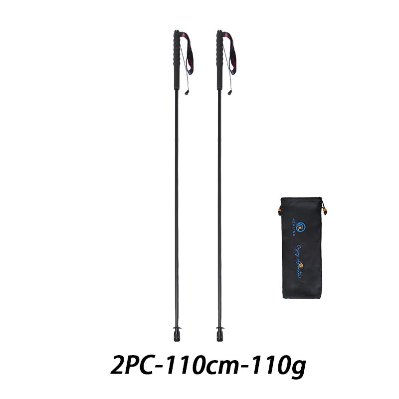 OKHEALING Ultra Light Foldable Carbon Fiber Trekking Poles