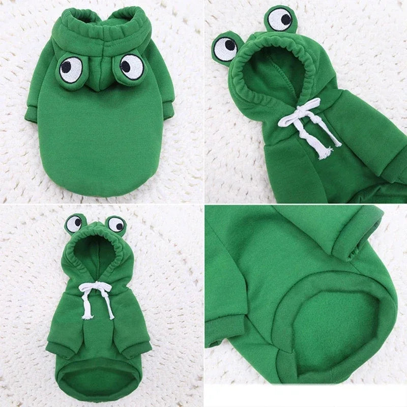 Wangmeow Warm Fleece Cute Fruit Hoodie For Small Dogs