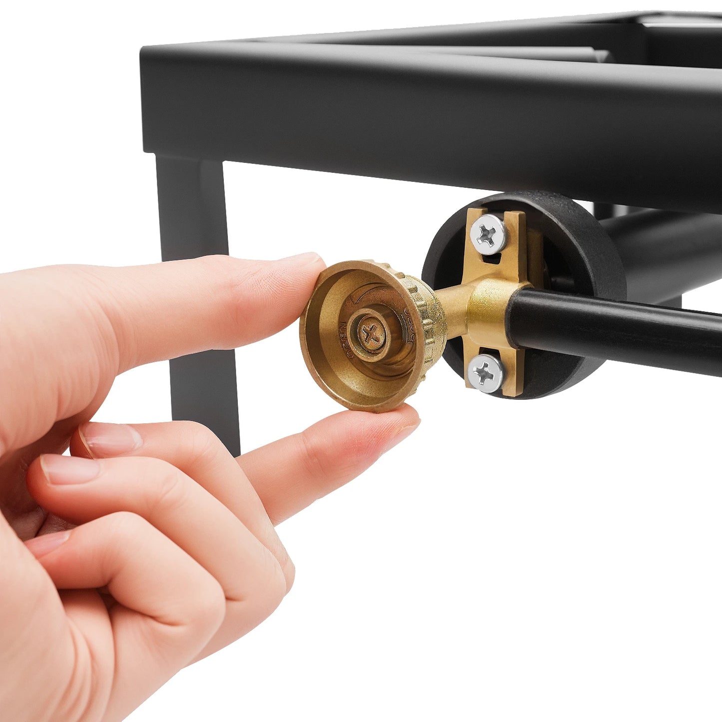 Portable Double Burner Gas Stove With 0-10 PSI Regulator