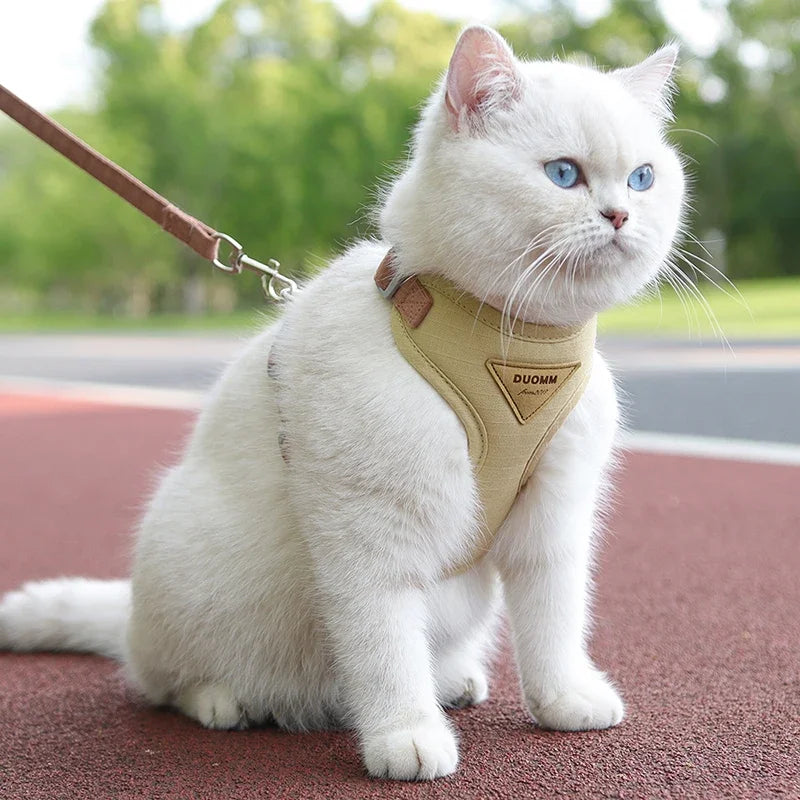 Breathable Puppy Harness And Leash Set For Small Pets