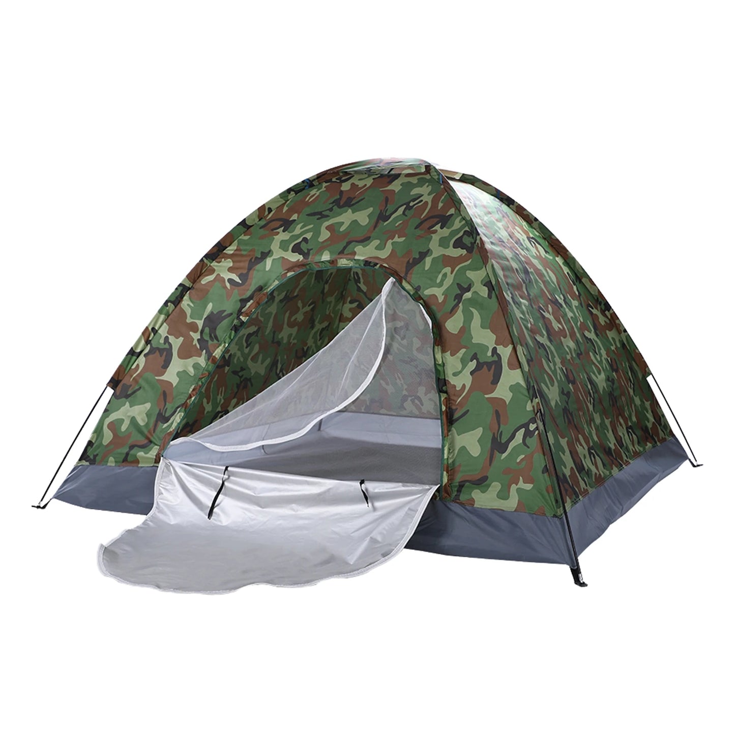 Family Camping Dome Tent Waterproof UV Proof With Fiberglass Poles