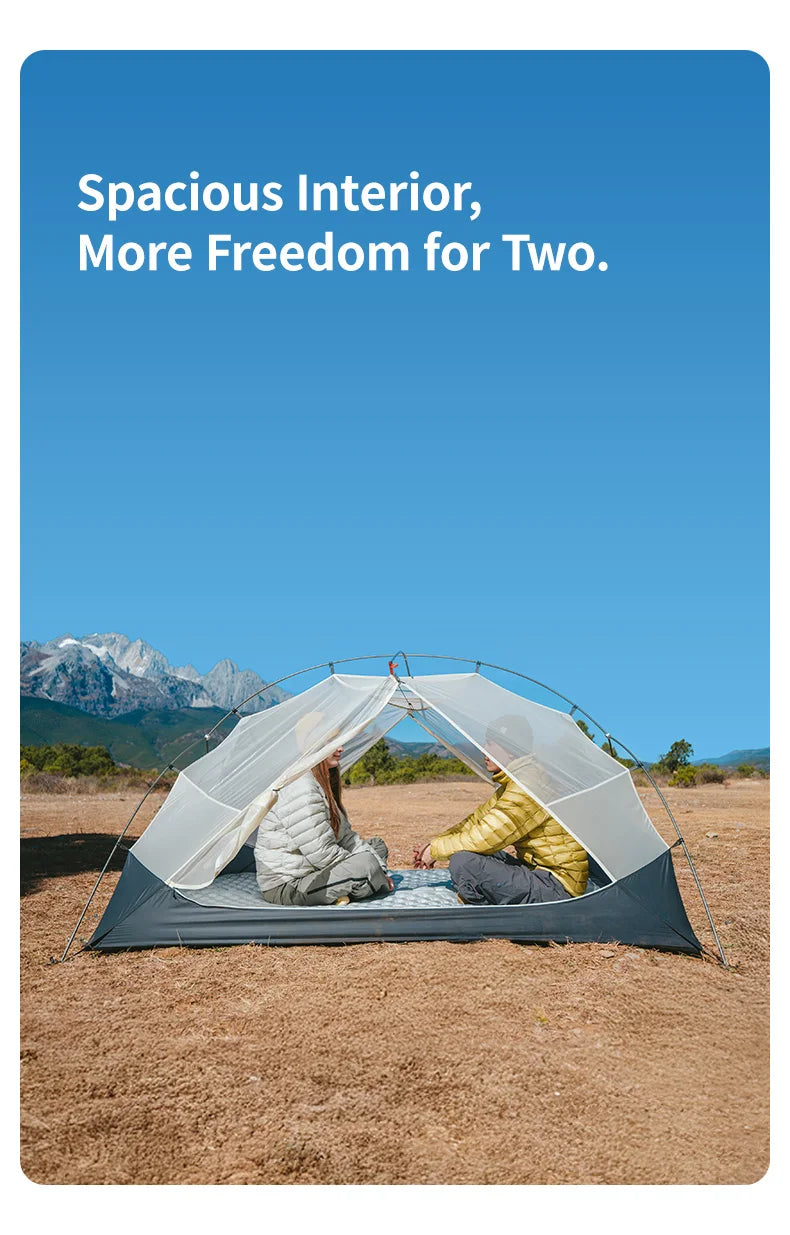 Naturehike Mongar Ultralight Backpacking Tent 15D Nylon Waterproof