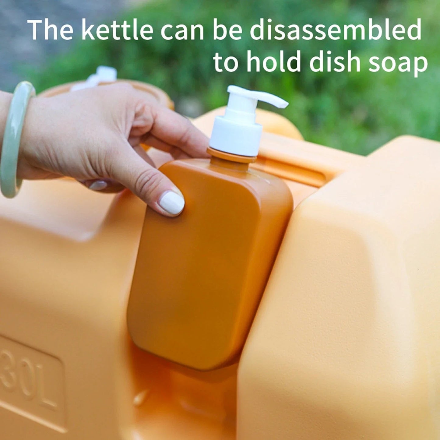 Emergency Water Container With Spigot For Outdoor Adventures
