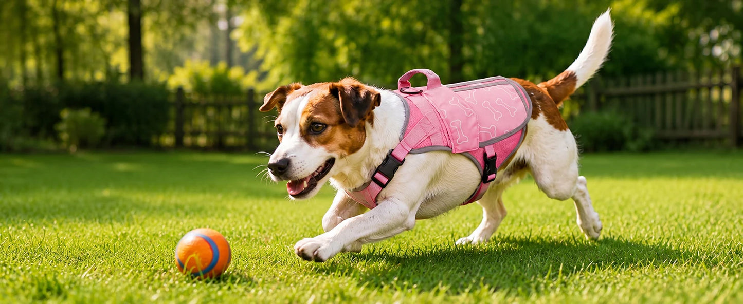 Cooling Vest For Dogs With Replaceable Cooling Packs, Lightweight