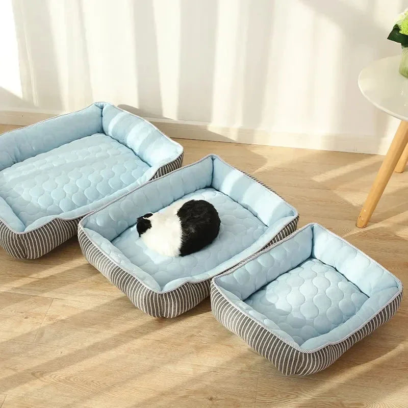 Cooling Ice Silk Pet Nest Bed Dogs And Cats Ultraluxe