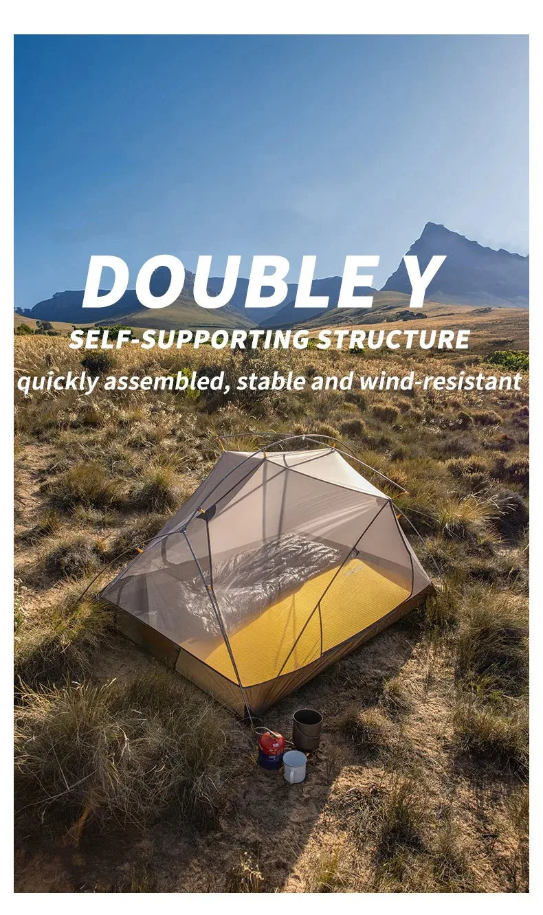 Naturehike Mongar Two Person Ultralight Camping Tent for Hiking