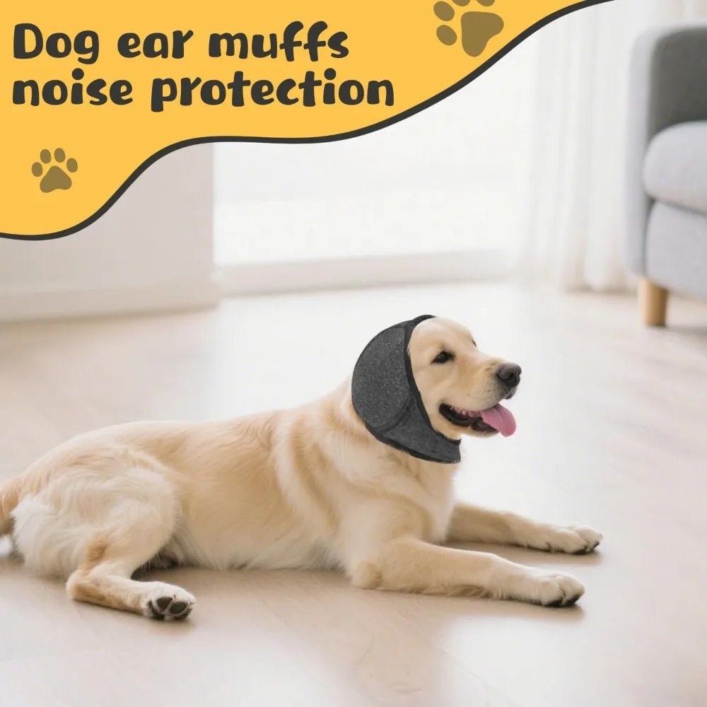 Dog Ear Noise Reduction Headband Calming Wrap For Grooming