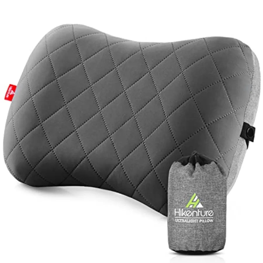Camping Pillow With Removable Cover Ultralight Inflatable Neck Support
