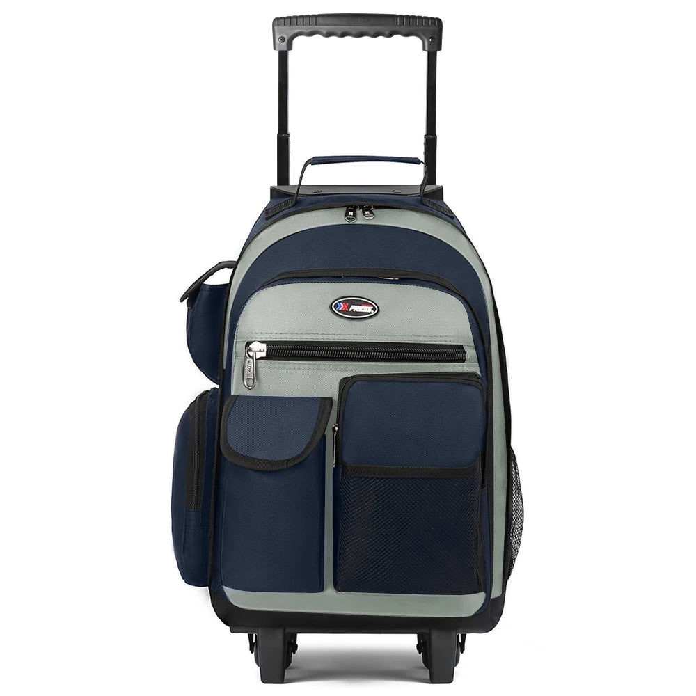 New York XPress Rolling Backpack With Wheels For Travel