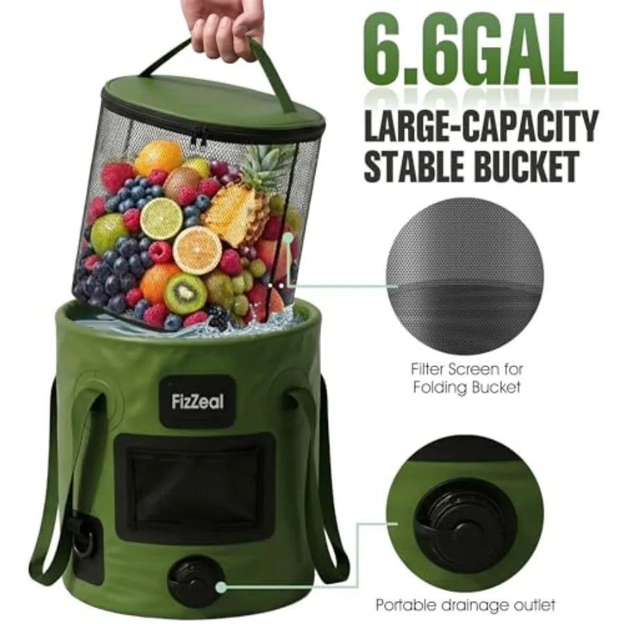 Rechargeable Portable Camping Shower With 8000mAh Battery