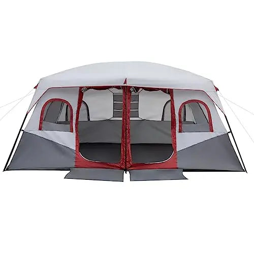 Waterproof Windproof Family Cabin Tent With Two Doors For Camping