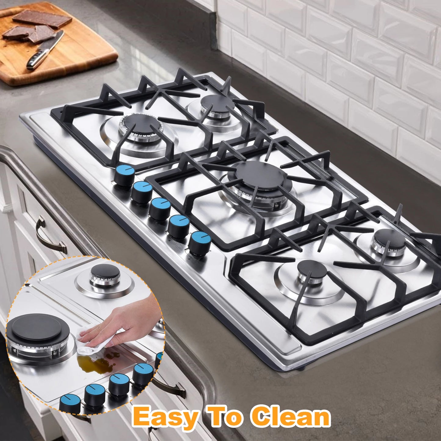 Fire Hole Indoor Propane Stove Portable With Auto Ignition