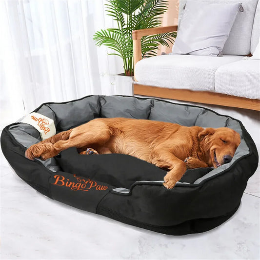 BINGOPAW All Season Calming Dog Bed With Removable Oxford Cover
