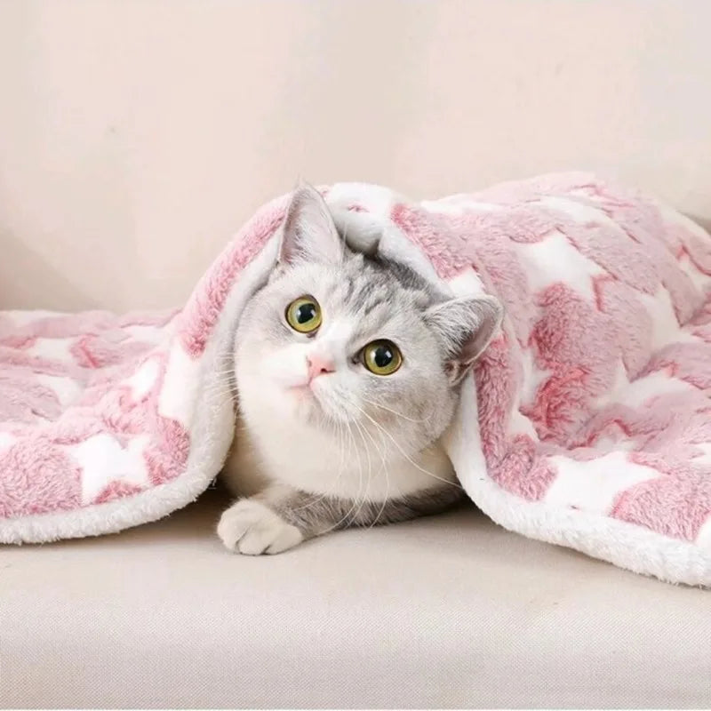 Thickened Flannel Cat And Dog Sleeping Mat