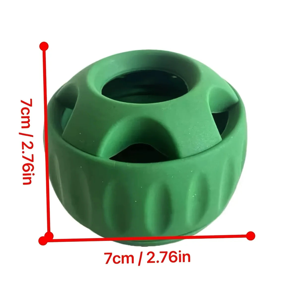 Tray Style Dog Snack Dispenser With Teeth Cleaning Ball