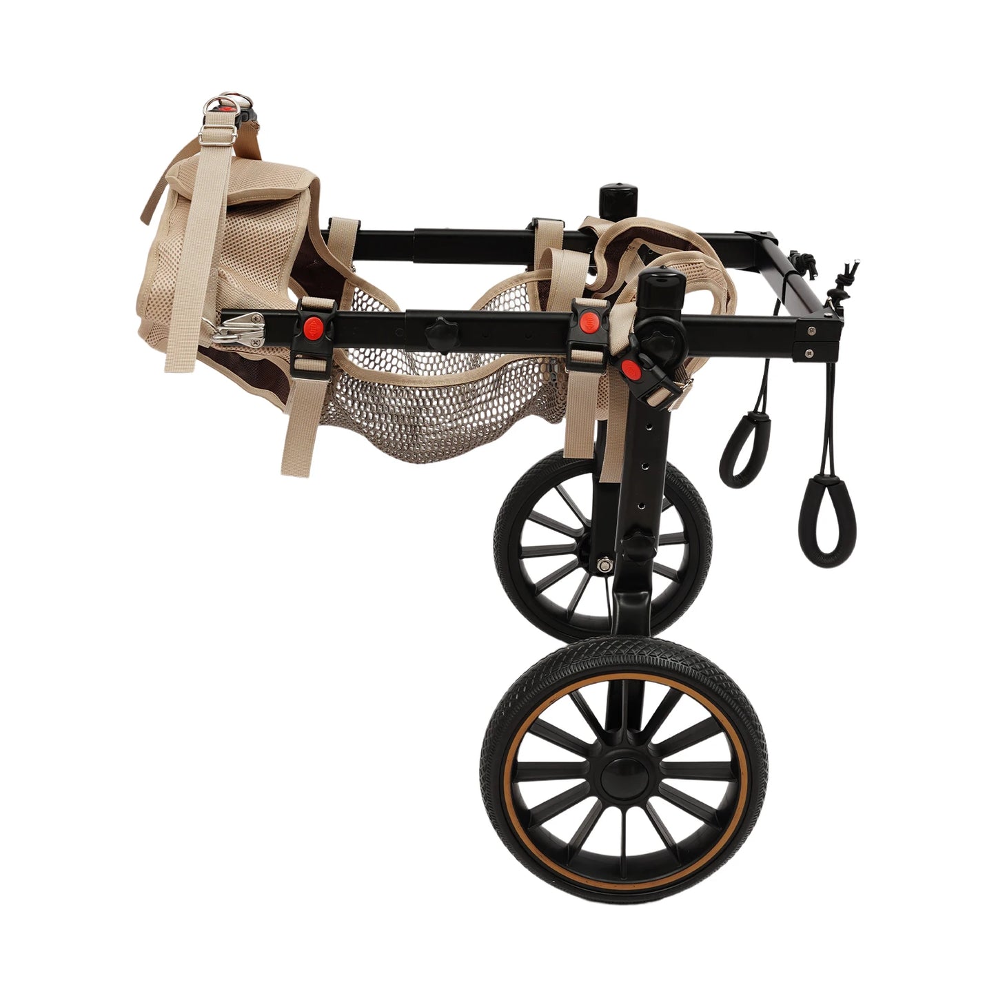 Adjustable Dog Wheelchair Hind Leg Walker Aluminum Alloy Pet Cart