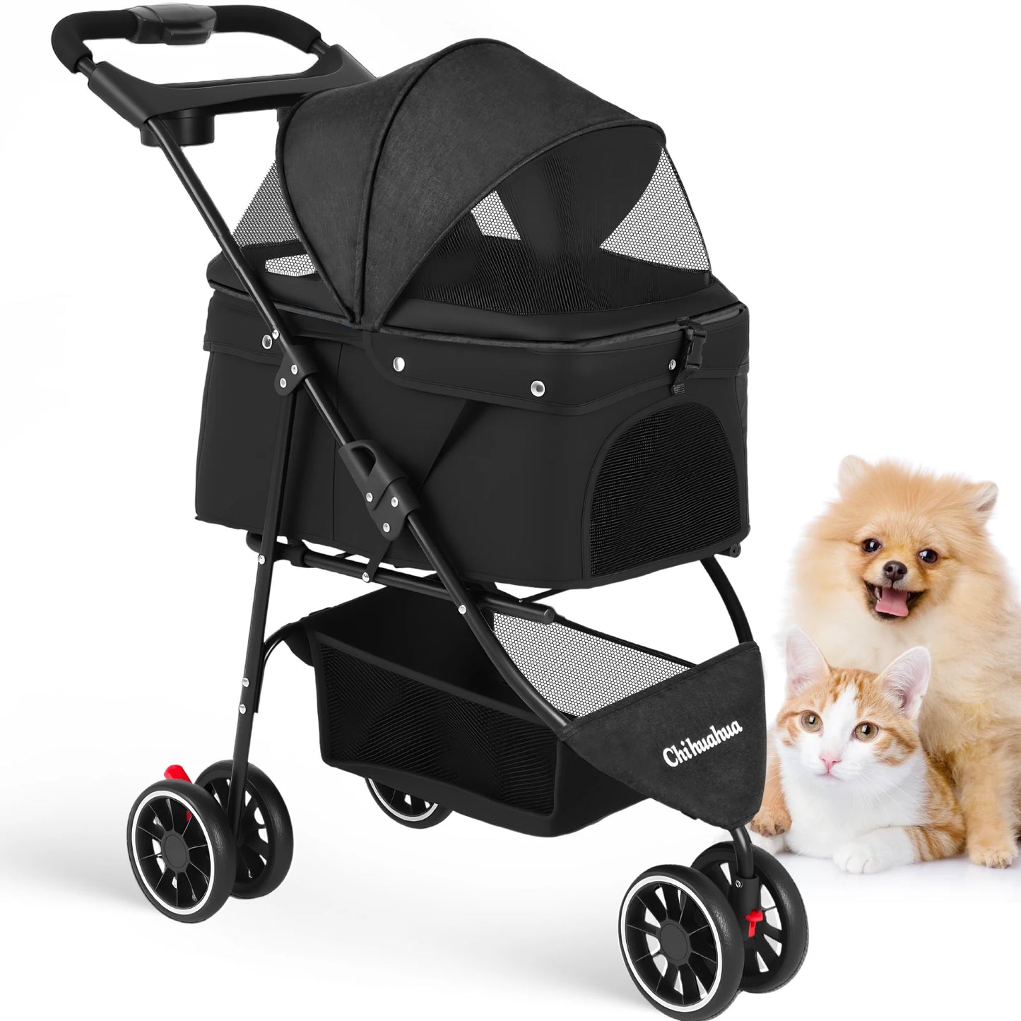 CHIHUAHUA Pet Stroller For Small And Medium Cats And Dogs