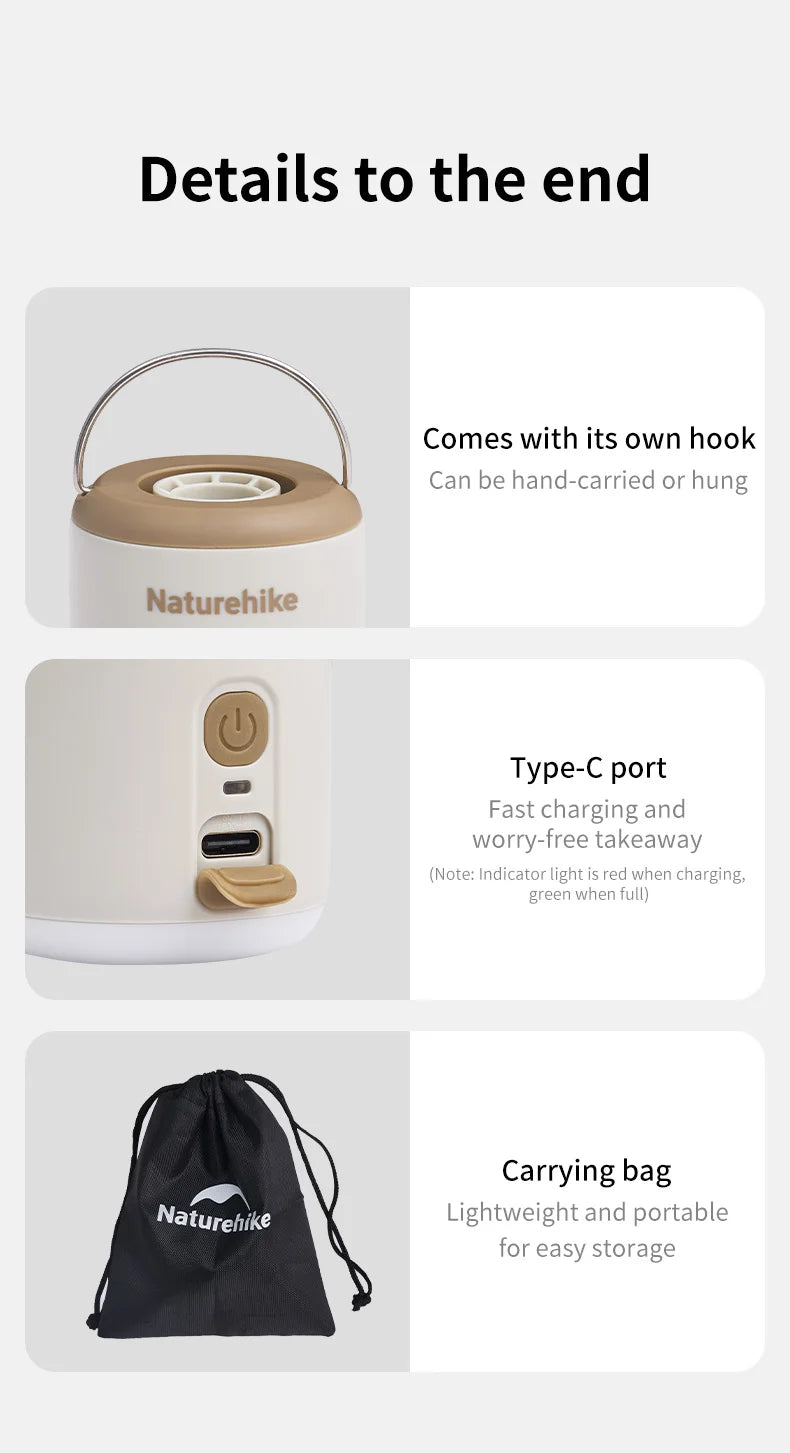 Naturehike Portable Multi Function Air Pump For Inflatable Mat