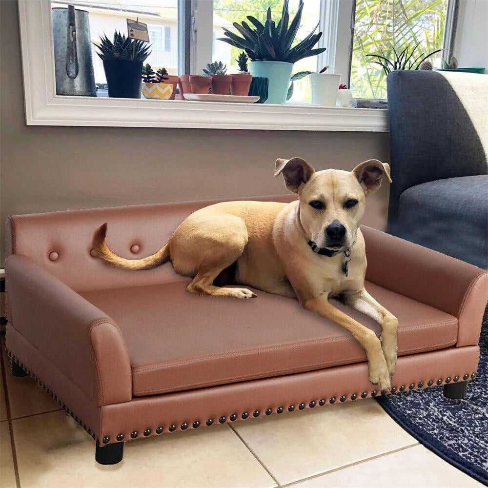 Borwart Luxury Heavy Duty Pet Sofa Bed With Removable Cover