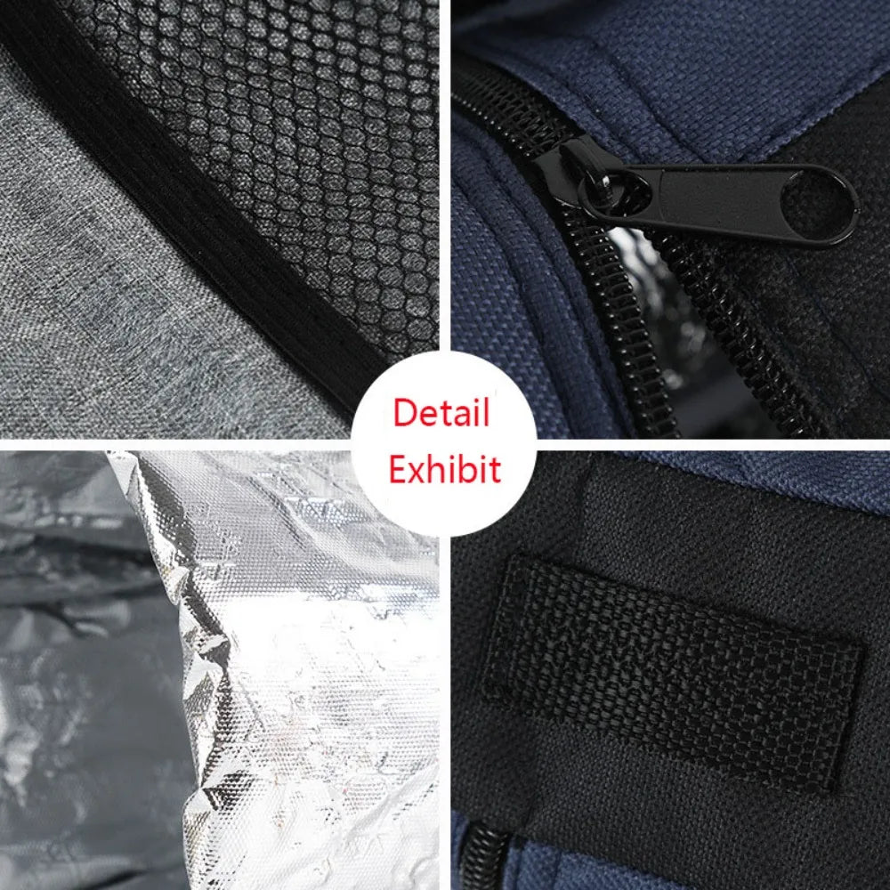 Thermal Bag Insulated Cooler For Wine Bottle Portable Picnic