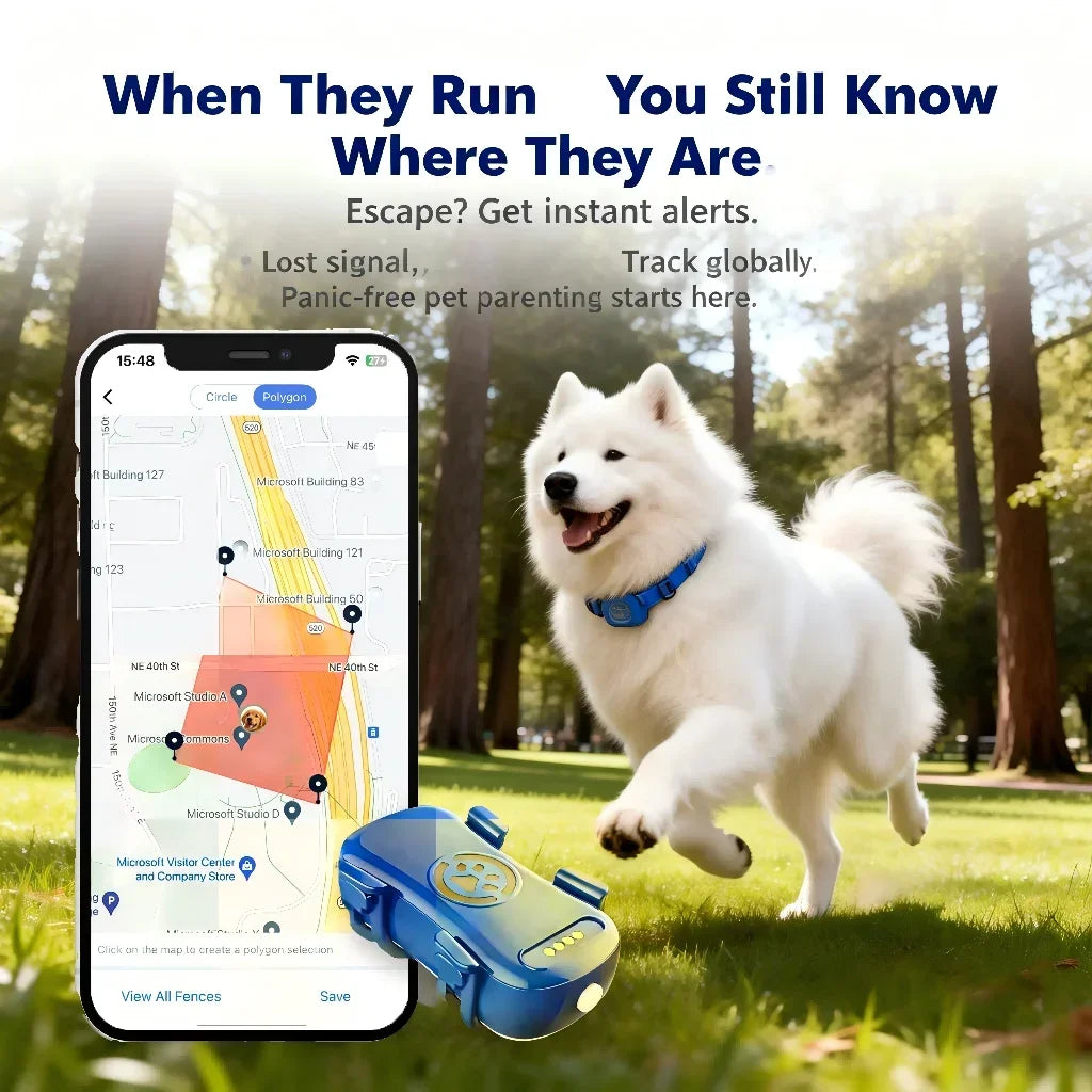 WANWAYTECH GPS Pet Tracker Dogs and Cats with IoT Connectivity