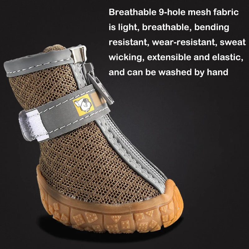 Hobbaggo Non Slip Breathable Dog Shoes With Warm Protection