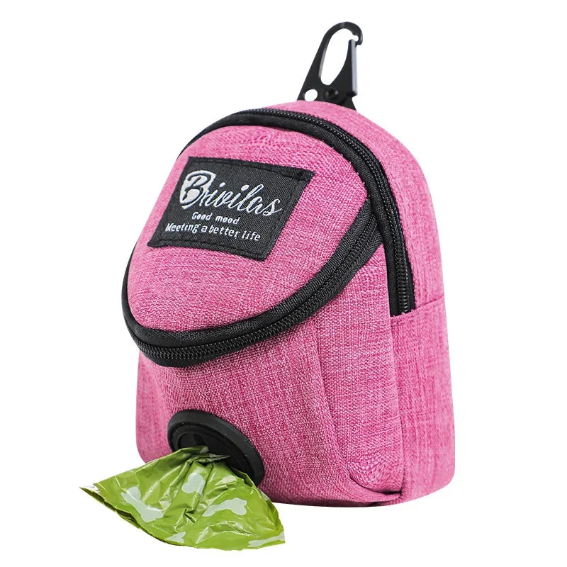MOONBIFFY Portable Dog Training Treat Bag Dispenser Waist Pouch