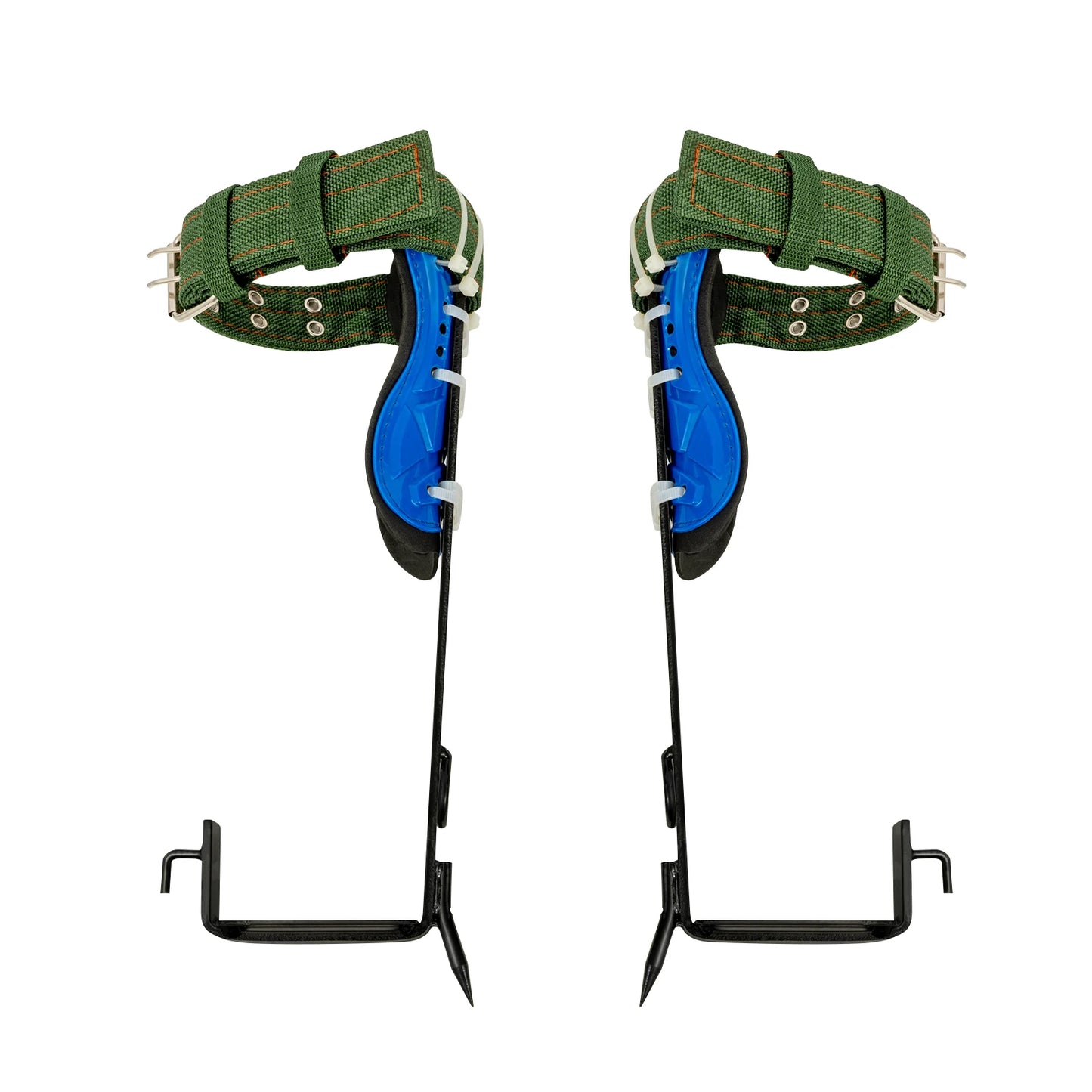 Professional Tree Climbing Spikes Kit With Safety Harness Capacity 220lbs
