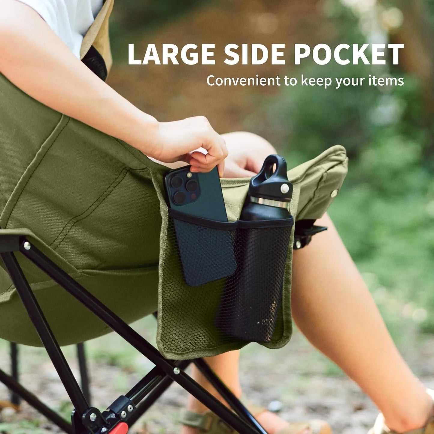 Naturehike High Back Moon Chair Folding Lounge Outdoor Camping Chair