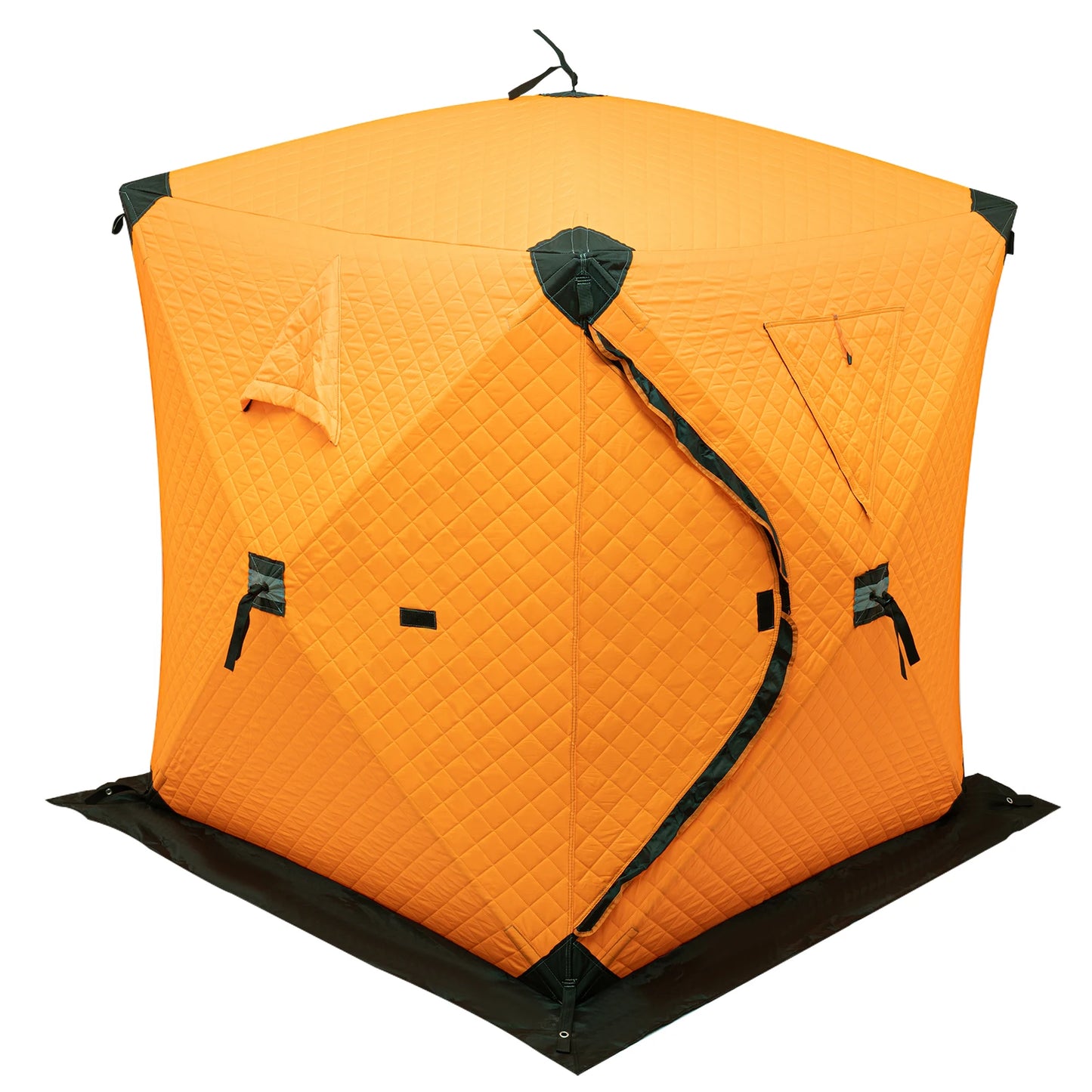 Bymaocar Ice Fishing Tent Outdoor Thermal Shelter Dual Zipper Windproof