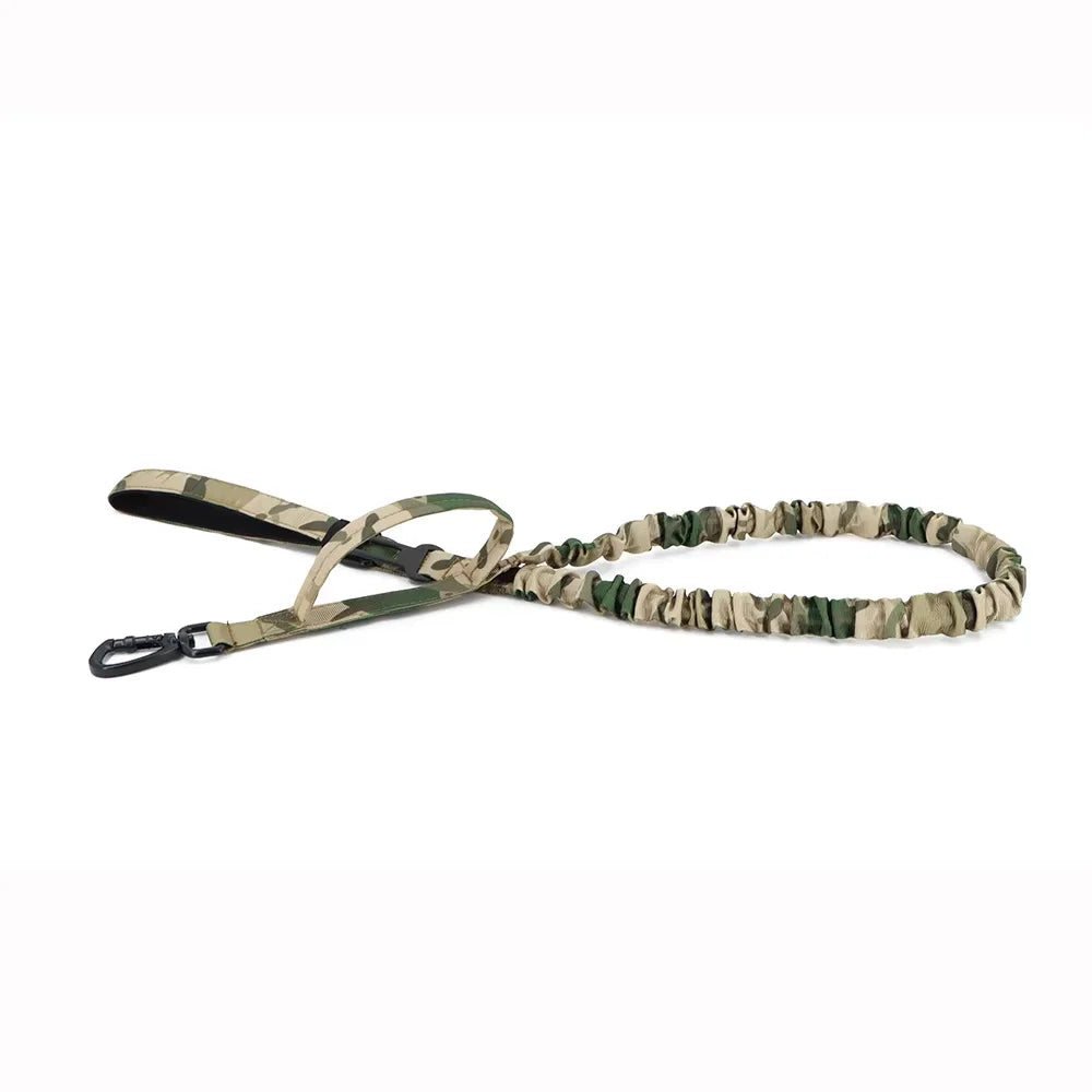 Adjustable Tactical Dog Leash With Dual Handles From Military Grade Nylon