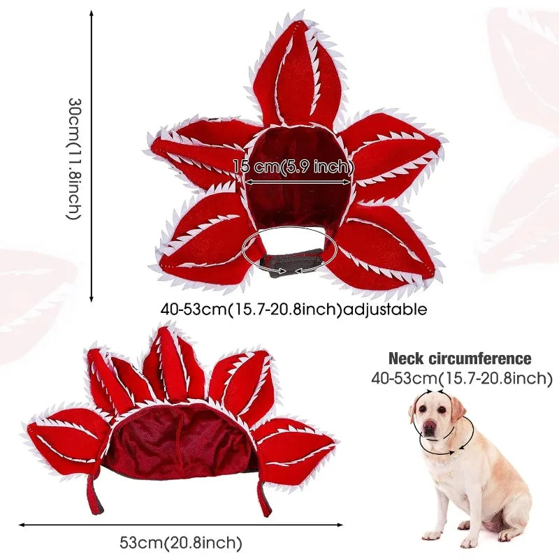 Cute Floral Puppy Cosplay Headband For Dogs And Cats