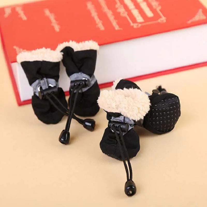 Waterproof Antiskid Soft Sole Puppy Dog Boots Winter Protection