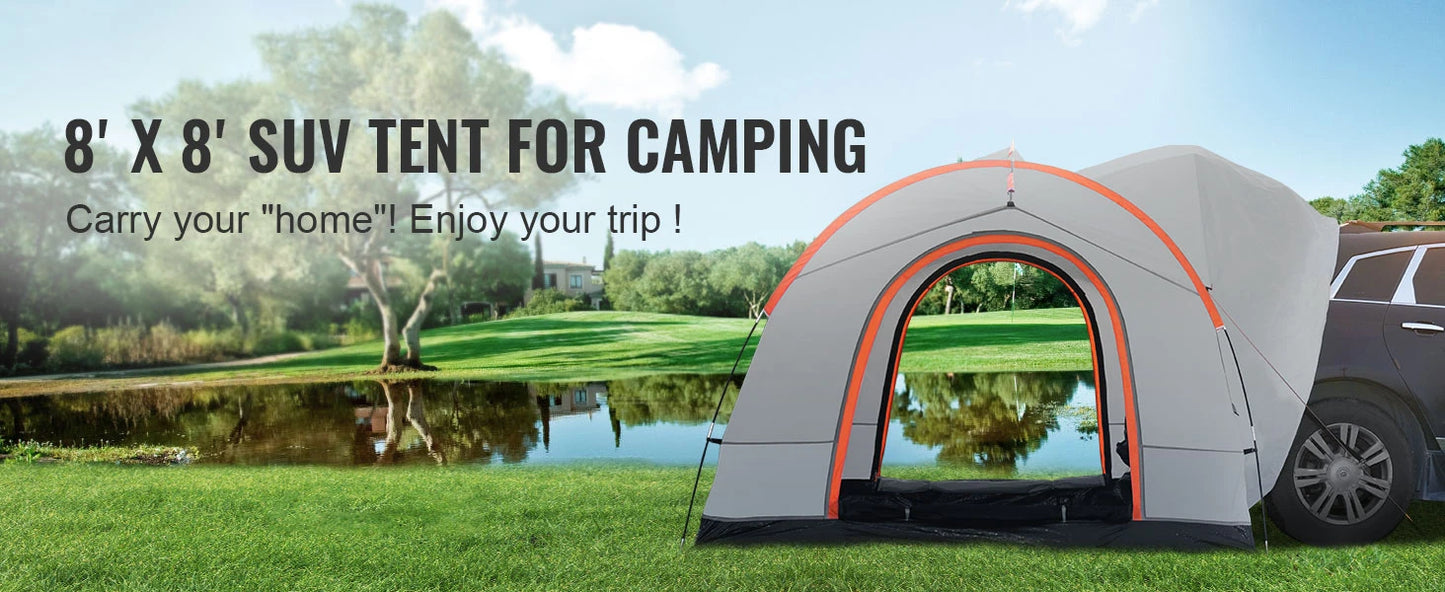 SucceBuy SUV Camping Tent With Rain Layer And Carry Bag
