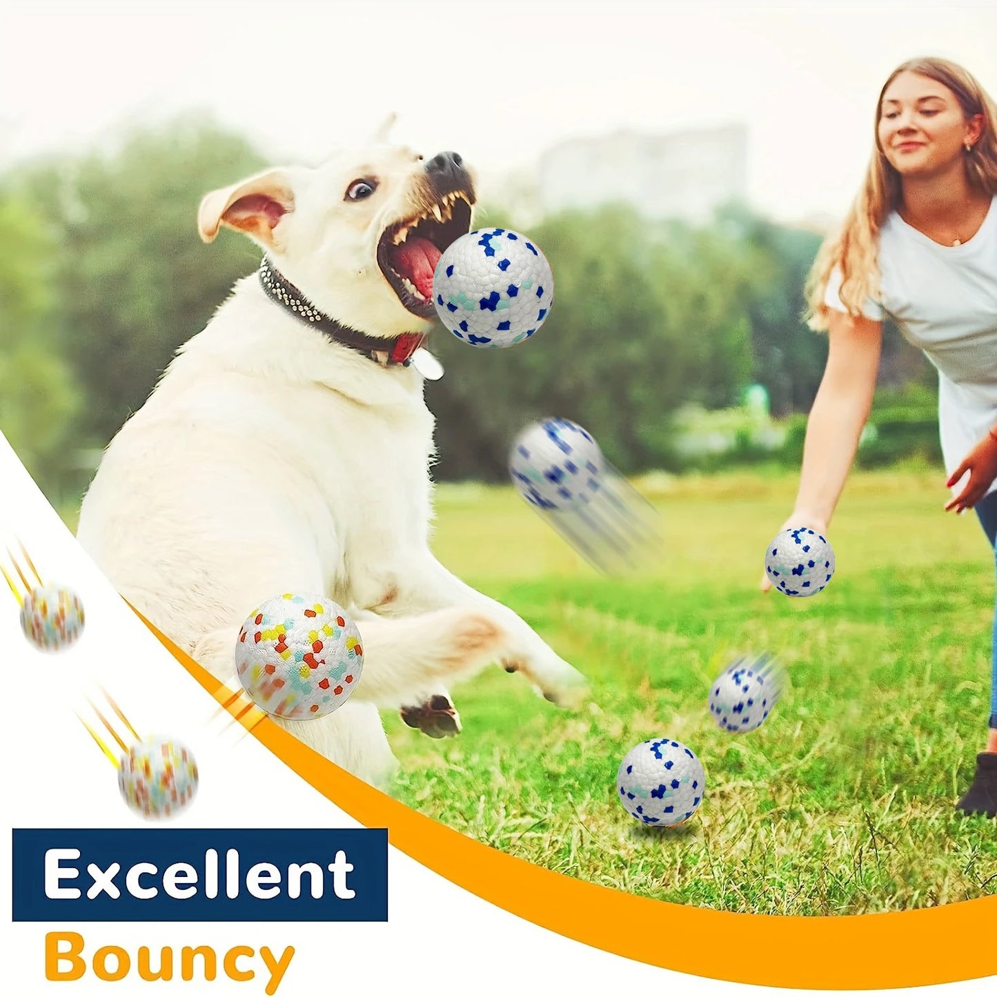 Dog Toy Durable Crew Ball For Teeth Chewing And Interactive Play