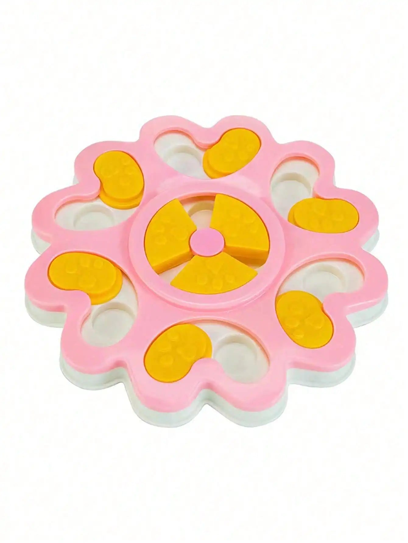 Durable Interactive Dog Cat Slow Feeder Bowl Puzzle Food Dispenser