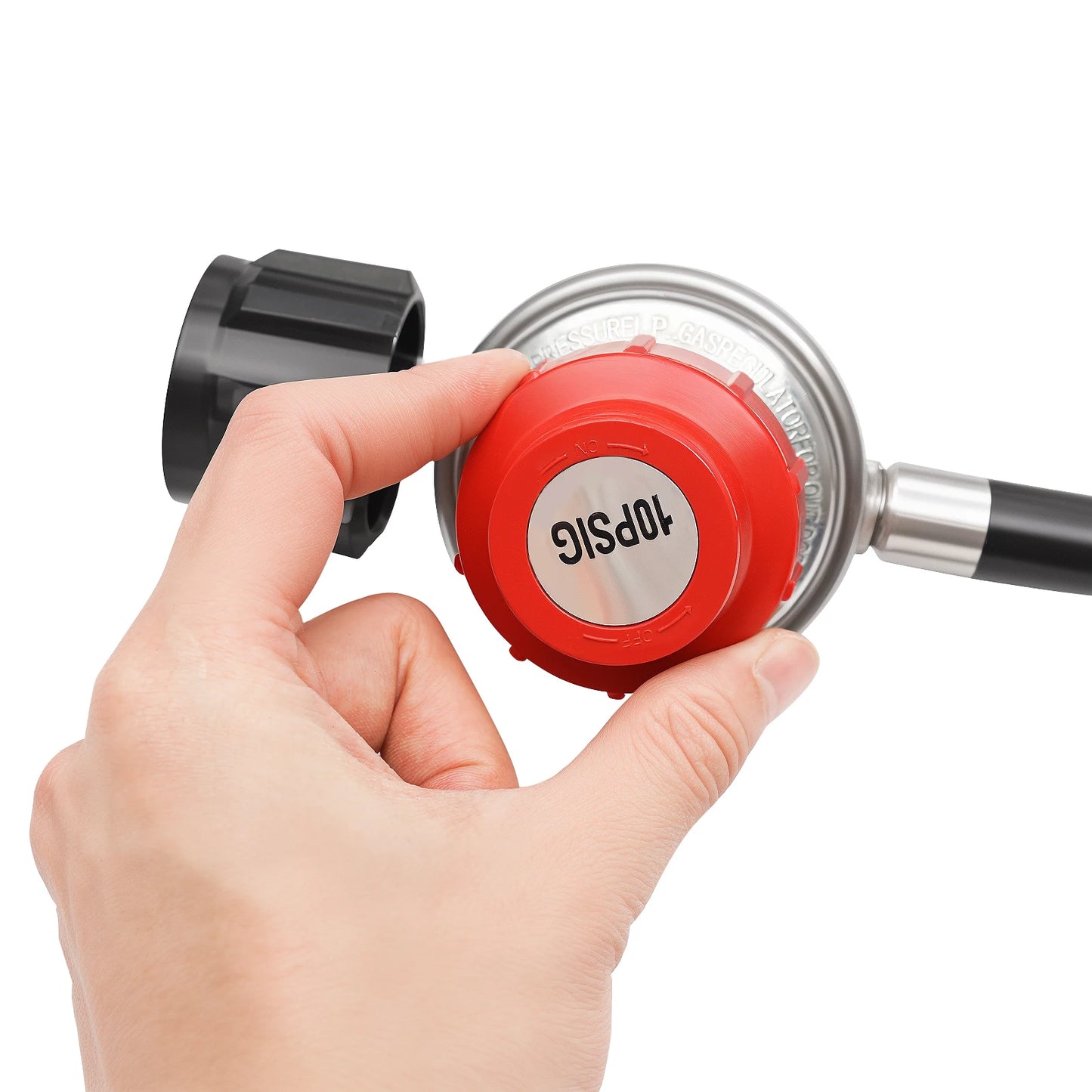 Portable Double Burner Gas Stove With 0-10 PSI Regulator