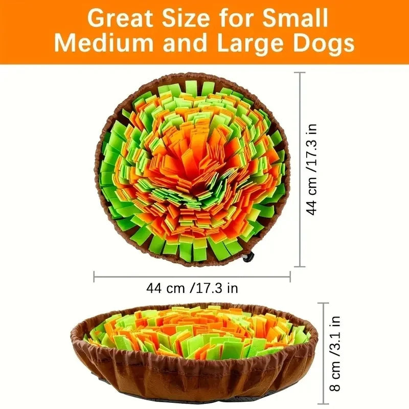 Washable Felt Pet Sniffing Pad Foldable For Dog Slow Feeding