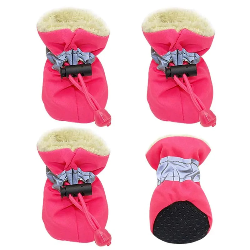 Waterproof Antiskid Soft Sole Puppy Dog Boots Winter Protection