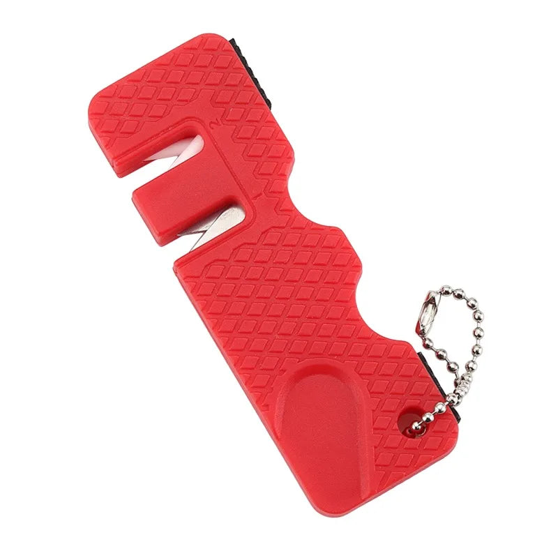 Ceramic Keychain Whetstone Knife Sharpener Carbide Scissor Diamond Tool