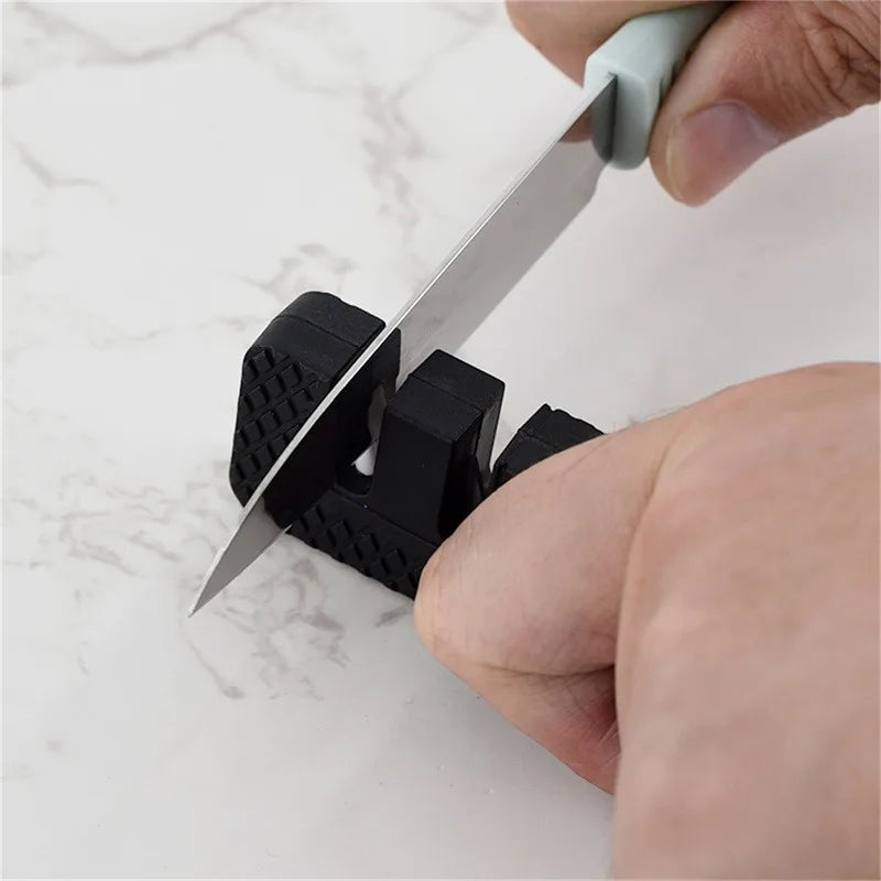 Ceramic Keychain Whetstone Knife Sharpener Carbide Scissor Diamond Tool
