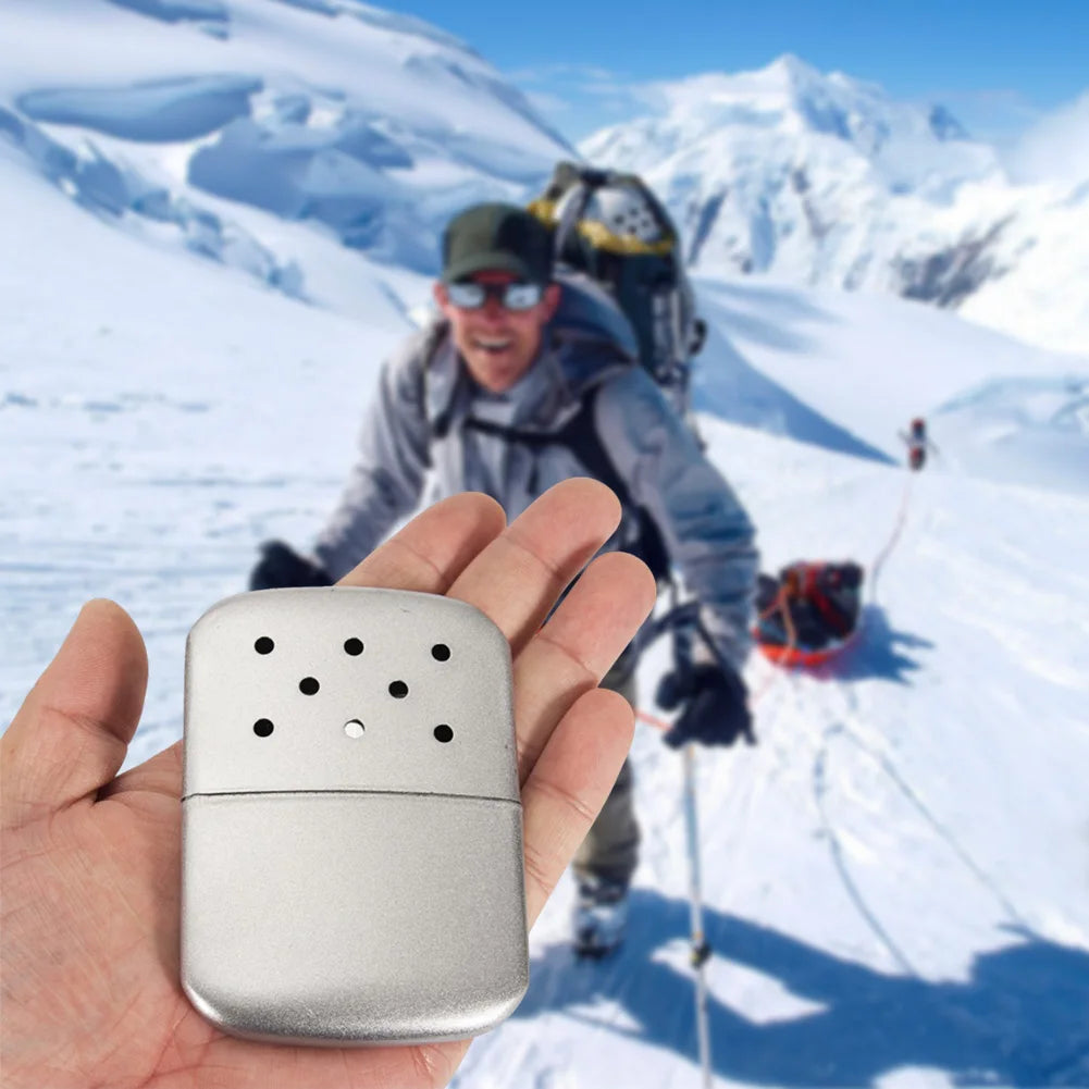 Apwikoger Refillable Catalytic Fuel Hand Warmer Portable Reusable Metal Alloy