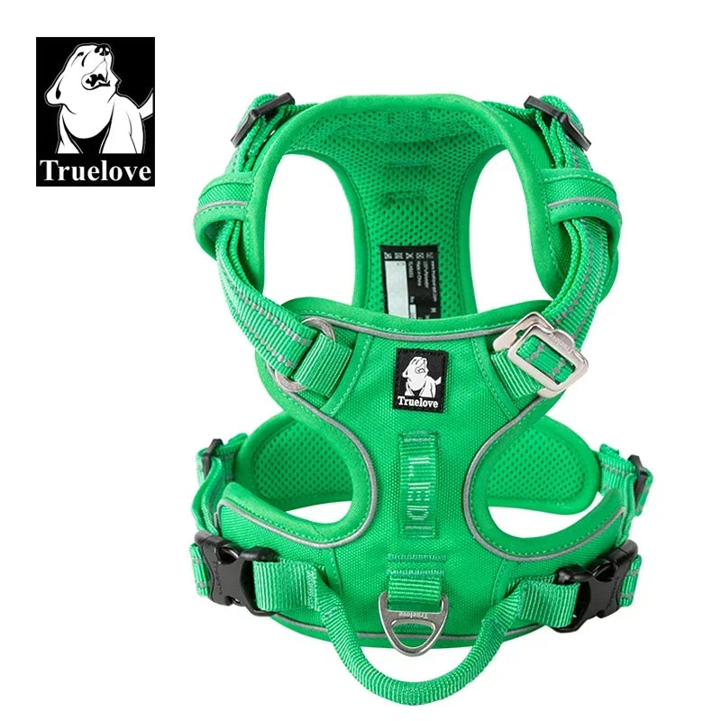TRUELOVE Explosion Proof Dog Harness Camouflage Reflective Nylon