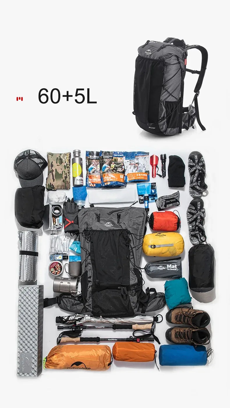 Naturehike Rock Outdoor Hiking Backpack With Rain Cover