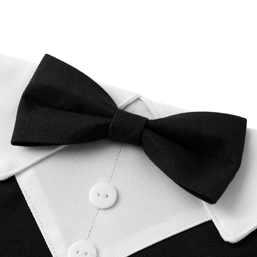 Sucado Bow Tie Dog Collar Tuxedo Bandana For Pets Wedding